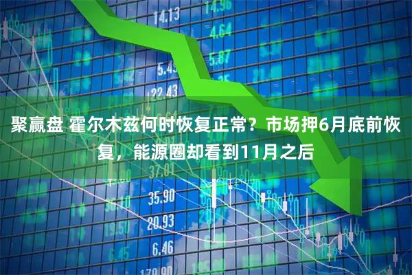 聚赢盘 霍尔木兹何时恢复正常？市场押6月底前恢复，能源圈却看到11月之后